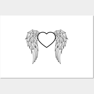 Heart with Wings Posters and Art